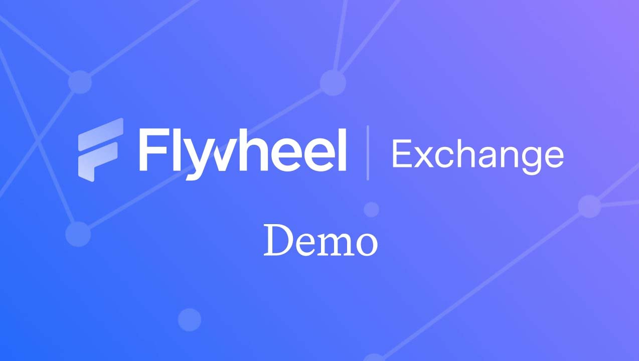 Flywheel Exchange Demo Video Splash Screen