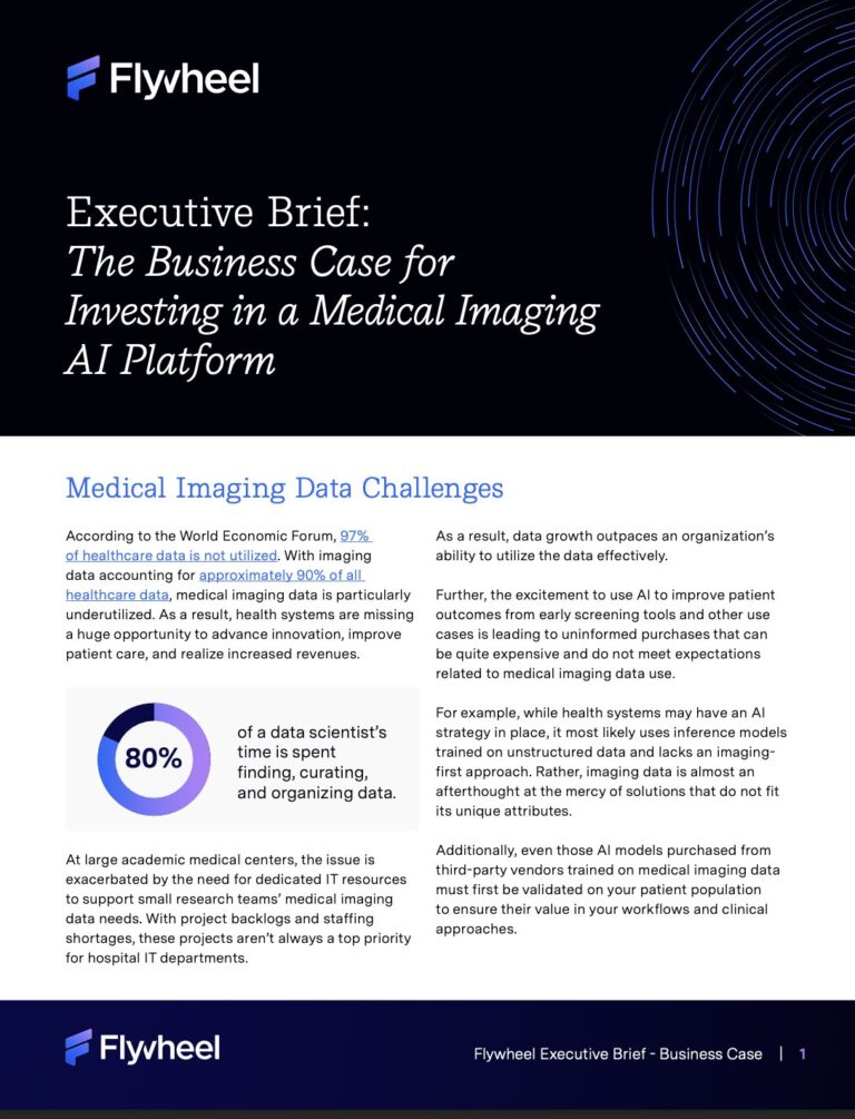 Executive Brief: The Business Case for Investing in a Medical Imaging AI Platform