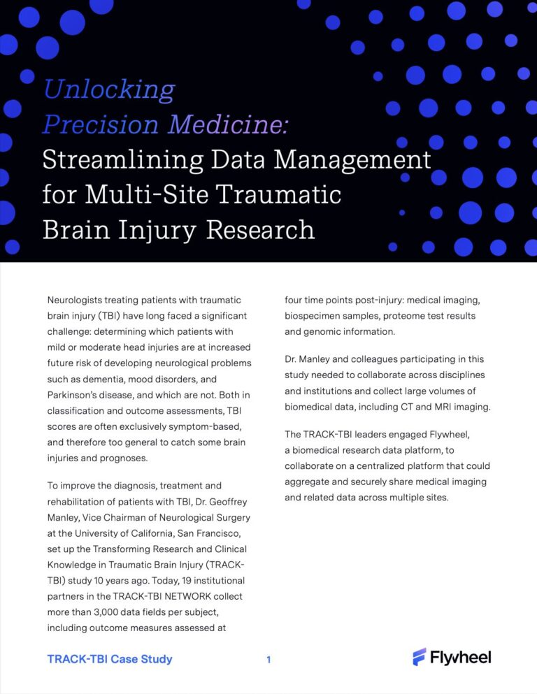 Streamlining Data Management for Multi-Site Traumatic Brain Injury Research